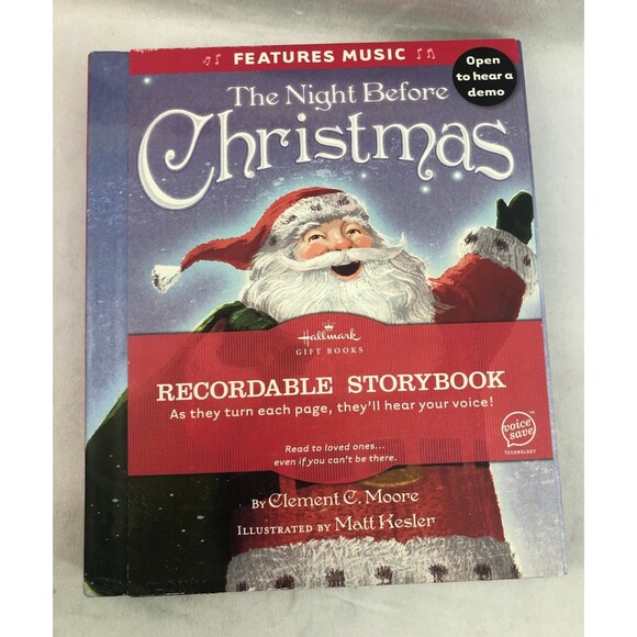 the night before Christmas recordable storybook - Picture 1 of 6
